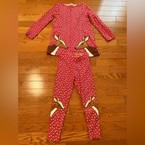 Boden size 7-8 precious deer outfit!